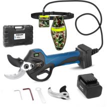 40mm Akku-Astschere mit Verlängerungskabel, 21V 2x4Ah, 1050W elektrische Gartenschere für Obst, Wein und Gartenbau SW-8605Pro - Swansoft