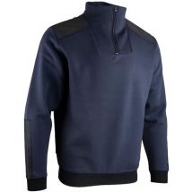 LMA – Zweifarbiges Sweatshirt mit Trucker-Kragen – M, Baumwolle, Arbeitsjacke