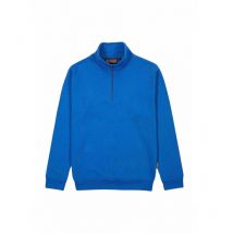 Sweat de travail demi-zippé tautra - Bleu Royal s