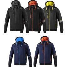 S. of. sweatshirt tech ndis hooded full zip size s bm/af 02414bmaf1s s Sparco