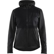 Sweat de travail zippé femme 3542 - Noir m