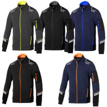 02429BMAF Sweat-shirt de travail Technologie Full Zip Alabama Bleu m - Sparco