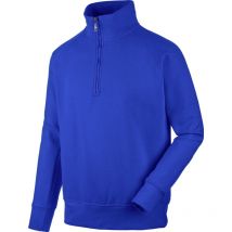 Sweat de travail zippé Job + Würth Modyf bleu royal 3XL