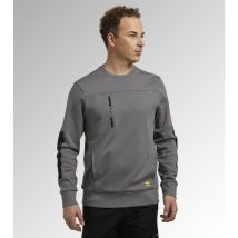 Pull de travail léger crew litework - Gris Acier l