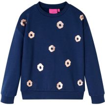 Sweatshirt pour enfants bleu marine 116 Vidaxl 587240