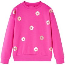Sweatshirt pour enfants rose foncé 116 Vidaxl 657899