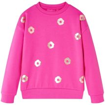 Sweatshirt pour enfants rose foncé 104 Vidaxl 989089