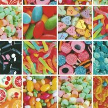 Fablon - Sweets Candy Jelly Beans Stationary Crafts Self Adhesive Film Vinyl