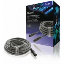 Sweex - Cable xlr Digital Macho de 5 Pines - xlr Hembra de 5 Pines de 15,0 m Gris Oscuro NE550642842