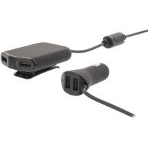 Caricatore per auto Sweex a 4 porte USB – 8717534025943 – Carica smartphone e dispositivi multimediali – 1,8m
