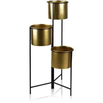 Swen gold Blumenständer H80x19,5cm, H60x19,5cm, H40x19,5cm