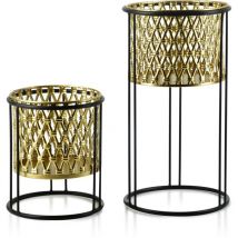 Swen Set mit 2 Blumentöpfen 20xh40cm, 18xh22,5cm