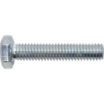 057 12 60 67 Vite filettata M12 60 mm Esagonale din 933 Acciaio zincato 15 pz. - SWG