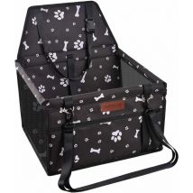 Héloise - swihel Dog and Cat Carrier Bag with Booster, Breathable Pet Carrier Bag Car Seat Belt for Dog Cat Pet.