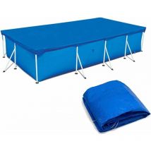 Swimming Pool Cover, Rectangular Swimming Pool Protective Cover, Durable Dustproof Swimming Pool Cover for Above Ground Swimming Pools
