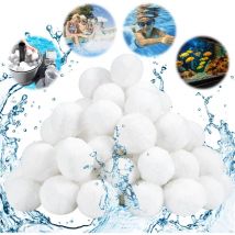 Houhence - Swimming Pool Filter Ball, Filter Balls Replaces 25 kg Sand for Pool Filter, Reusable for Filter Systems, for Swimming Pool Filter Ball,