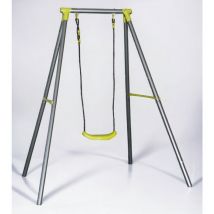 Gdlc - Swing de jeu de jardin avec tablette 1 place en acier gai gratuit