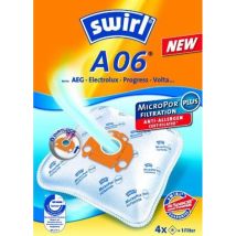 Sac pour aspirateur – 4 pièces – SWIRL – Compatible avec divers modèles – Matériaux de qualité