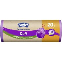 Swirl - Duft-müllbeutel Vanille-lavendel 20 L Reißfest & Dicht Müllsäcke & Müllsackständer