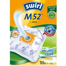 Swirl M 52 Ecopor Plus Per Aspirapolvere Miele, 10 Sacchetti