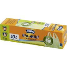 Swirl - Abfallbeutel Biofolie Mit Griff 10l Pack Rolle Mit 10 Stück