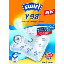 Sacchetto per aspirapolvere Swirl Y 98 MP Plus AirSpace – 188130 – 4 pz – Bianco