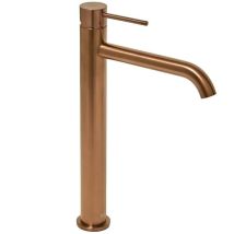 Swiss Aqua Technologies - Aurum Waschtischmischer, 30,8 Cm Hoch, Aus Edelstahl, Mit Hebel, Ohne Ablaufgarnitur, Roségold Gebürstet (satbaur285brg)