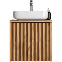 Badmöbel unter Waschbecken sat Delano 60x46 cm Eiche matt (DELANO60ZDDE) - Swiss Aqua Technologies