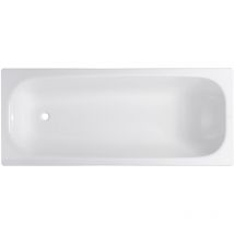 By Kaldewei Vivien 160 x 70 cm Baignoire droite en acier émaillé, sans pieds, blanc (SATVIVI160) - Swiss Aqua Technologies