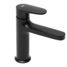 Swiss Aqua Technologies - by Siko Mitigeur de lavabo sans tirette ni vidage, noir mat (SATBSDA271PC)