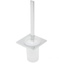 Evolution r Brosse wc en Verre avec support mural en Aluminium (SATDEVOR37) - Swiss Aqua Technologies