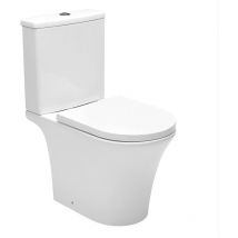 Swiss Aqua Technologies - Stand-WC-Set, spülrandlos, mit WC-Deckel mit Absenkautomatik - Bodenfüllung (SATBRE030RREXVP)