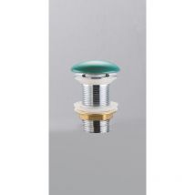 Infinitio 5/4' desagüe libre sin rebosadero para lavabos y lavamanos, verde mate (pzatkalgem) - Swiss Aqua Technologies