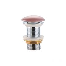 Swiss Aqua Technologies - Infinitio 5/4 Freistromventil ohne Überlauf für Waschbecken und Waschschüsseln, matt pink (pzatkapm)