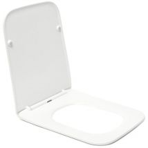 Swiss Aqua Technologies - Infinitio Abattant de wc rectangulaire, Avec frein de chute, blanc (SATINFP12)