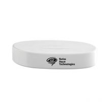 Swiss Aqua Technologies - Jabonera de cerámica Infinitio, blanco mate (SATDINFI39BI)