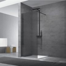 Paravento Doccia 107x200cm, Vetro Fumé (wi110ks) - Swiss Aqua Technologies