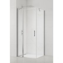 Swiss Aqua Technologies - Fusion 90x100cm anta girevole/parete con profili cromati lucidi (SATFUDP90S100)