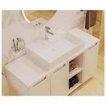 Bäder Boutique - Swiss Aqua Technologies sat Infinitio 60,5x46,5 cm counter top or wall-hung washbasin (SATINF6046)