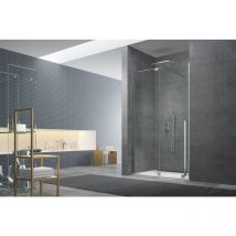 Walk-in x Motion Mampara de ducha corredera sin perfiles Easy Clean cristal transparente 120x200cm (SIKOWIXM120) - Swiss Aqua Technologies