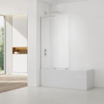 Walk-In Xmotion Pare baignoire 150x117,5 cm, chrome (SATWIXMVZ150) - Swiss Aqua Technologies
