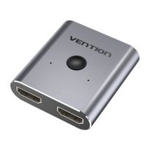Vention - Commutateur hdmi 4K@60Hz, Aluminium 2.0 Commutateur hdmi bidirectionnel 2 entrées vers 1 sortie ou 1 entrée 2 sorties, supporte 4K, 3D et