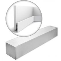 Orac - Decor SX157-RAL9003-box axxent square 1 Box 39 pieces Skirtings already painted 78 m - white