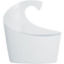 Spirella "Panier mural Sydney" en polypropylène de couleur blanche 30,5 x 27,5 x 10 cm
