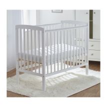 Kinder Valley - Sydney Compact Cot White with Spring Mattress