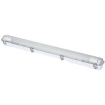 Sygonix - Luminaire à led étanche Tubes led T8 9 w blanc neutre gris
