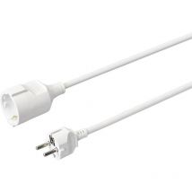 SY-4872634 Alimentazione Prolunga 16 a Bianco 3.00 m H05VV-F 3G 1,5 mm² - Sygonix