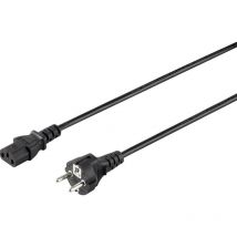 Sygonix SY-5042692 appareils IEC Câble de raccordement noir 2.00 m S592182