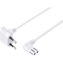 SY-5043434 Strom Netzkabel Weiß 1.50 m - Sygonix