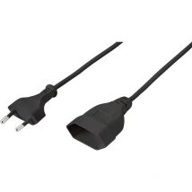 SY-5044230 Strom Verlängerungskabel Schwarz 0.20 m - Sygonix